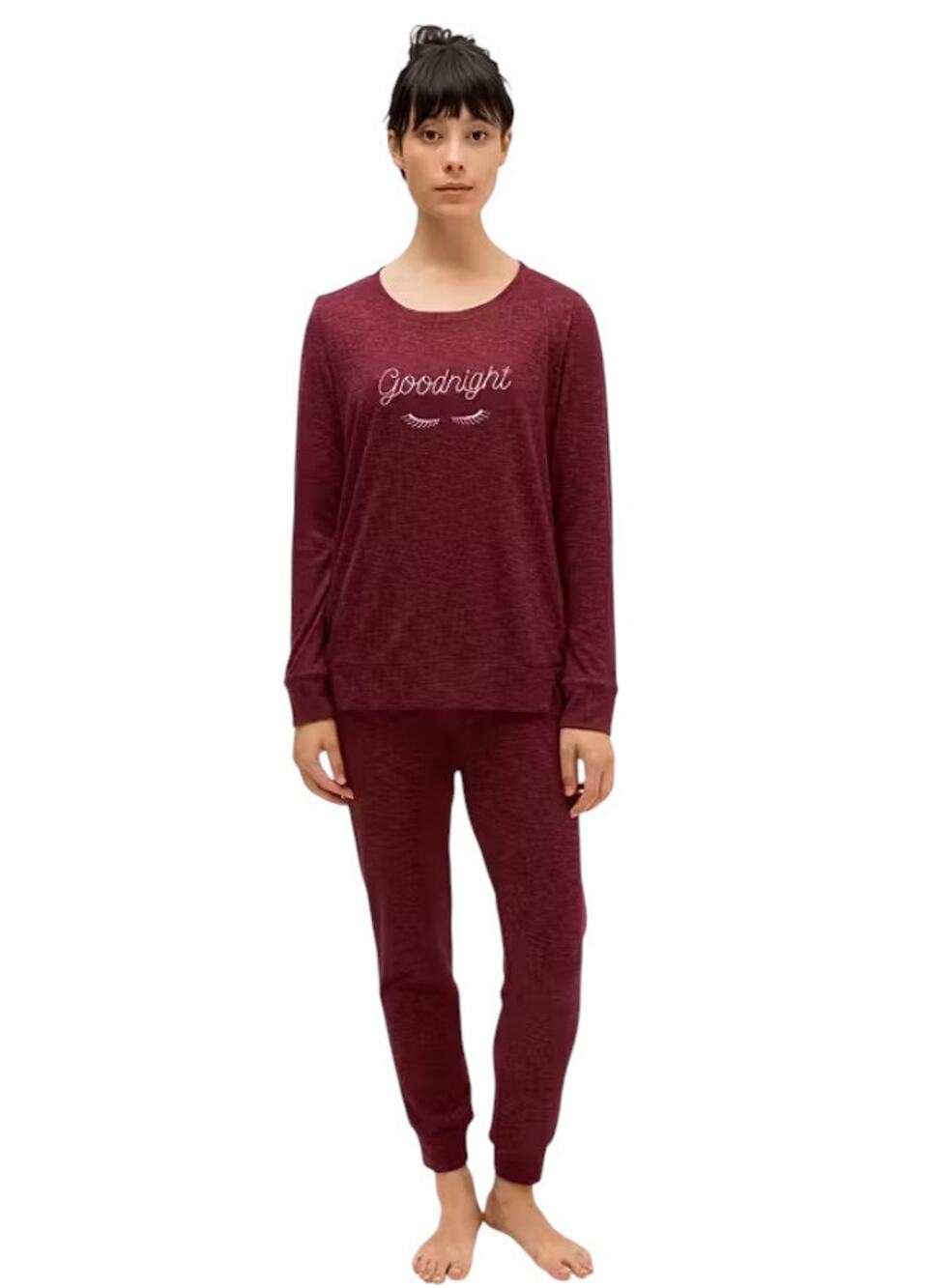Kate Spade Purple Goodnight Two Piece Pajama Set
